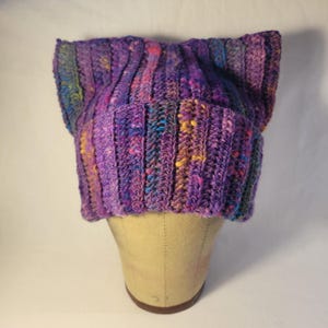 Crochet Kitty Beanie