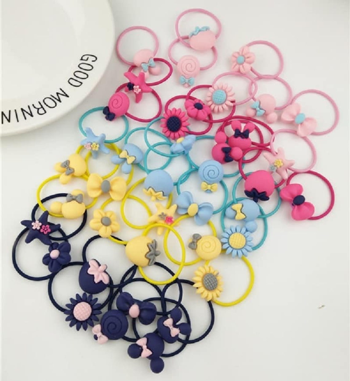 Girls hair ties set of 40pcs Etsy