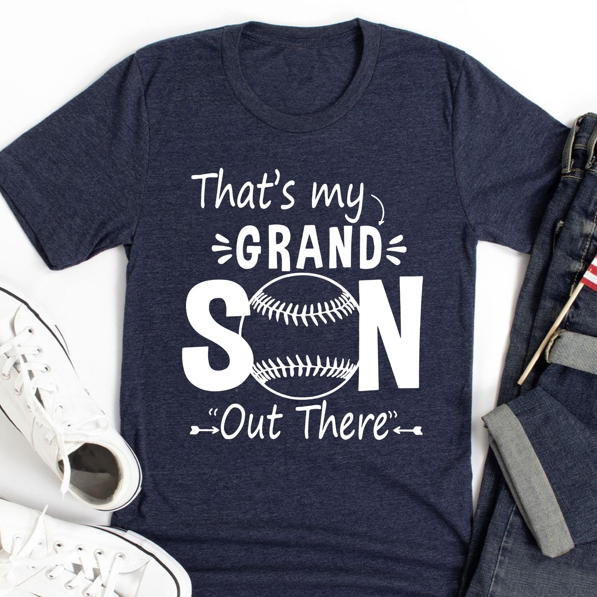 Baseball Grandma Shirt Baseball Grandpa Shirt Game Day Etsy