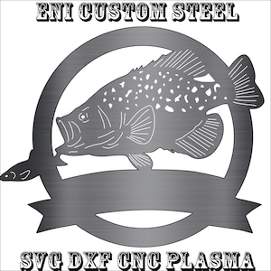 Crappy Fish Monogram CNC Plasma