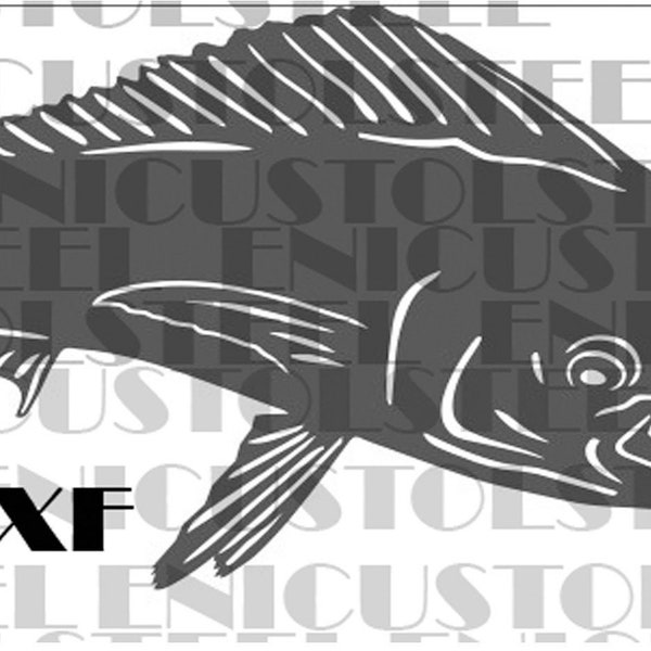 Mahi Mahi plasma cnc file svg dxf