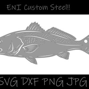 Red Fish Plasma  SVG DXF CNC