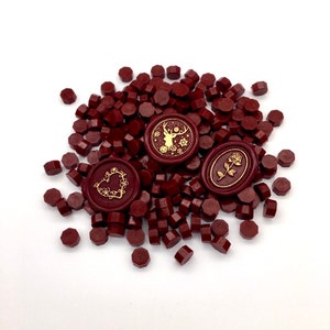 100pcs Sealing Wax Beads 20 Colors for Wax Seal Stamp Burgunday Gold Red  Blue Silver Wax 