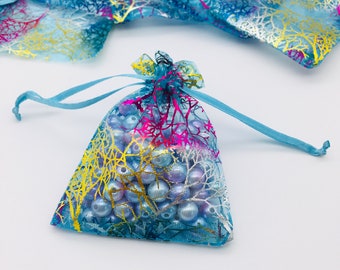 Organza Borse Gioielli Regalo Bomboniera Packaging Coulisse Sacchetti