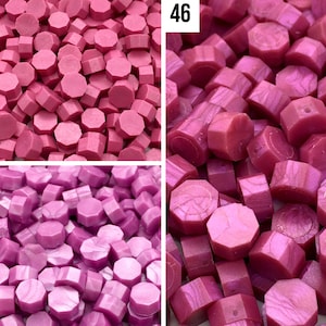 Pink Sealing Wax Beads For Invitations Envelopes Gifts Wedding Stamping Wax Seals Craft Supplies imagem 6