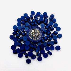 Mitternachtsblau Siegelwachs Perlen Für Einladungen Umschläge Dekoration Geschenke Hochzeit #81