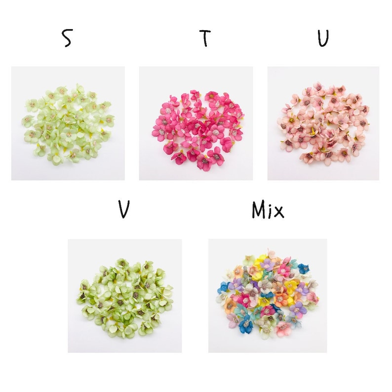 50 pcs Artificial Flower Heads Mini Daisy Silk Fabric Flowers Craft Home Party Decorations Scrapbooking Wreath Making Wedding Tiny Blossoms image 7