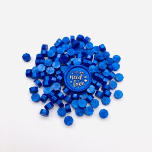 Lapis Blue Sealing Wax Beads For Sealing Envelopes Wedding Invitations Gifts Wax Seals Craft Supplies #79