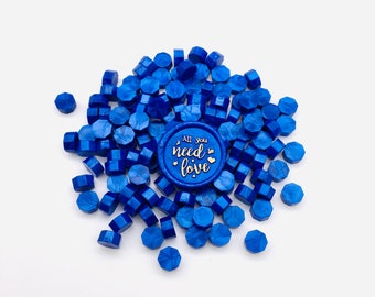 Lapis Blue Sealing Wax Beads For Sealing Envelopes Wedding Invitations Gifts Wax Seals Craft Supplies #79