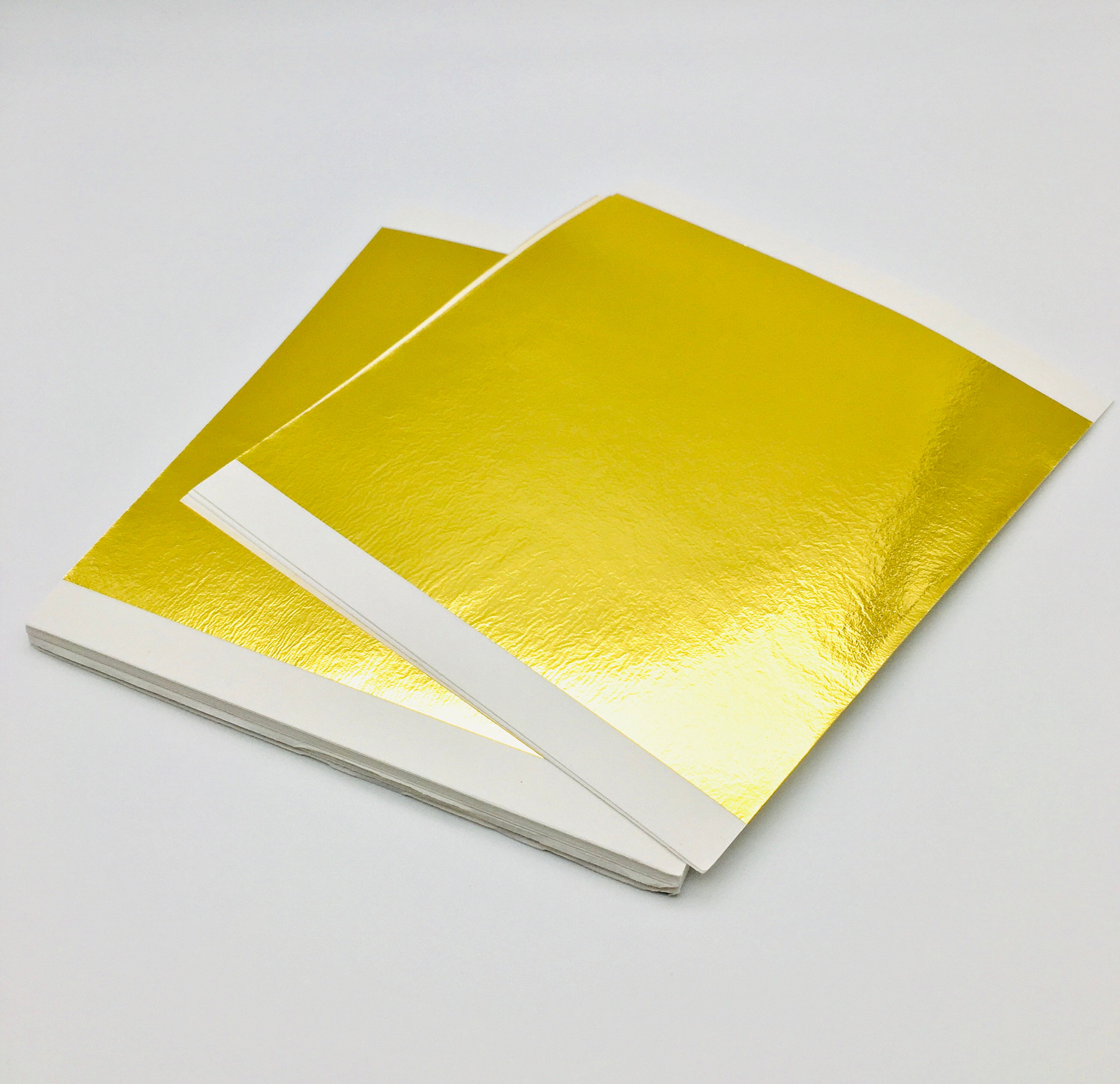 14x14cm Gold Leaf Foil Sheets for Craft Resin Scrapbooking Framing