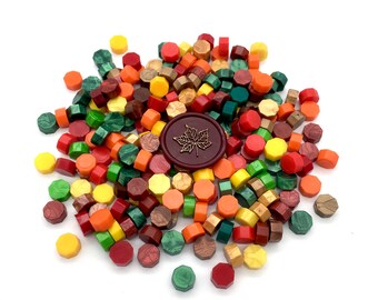 100pcs Autumn Mix Sealing Wax Beads For Invitations Envelopes Decorations Gifts Wedding Stamping Wax Seal
