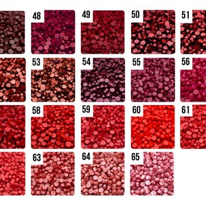 Perline di ceralacca color borgogna rossa per buste, inviti, regali di nozze, timbratura di sigilli di ceralacca, articoli per l'artigianato