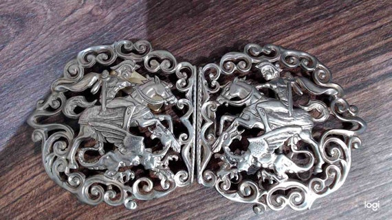 Silver Nurse belt buckle