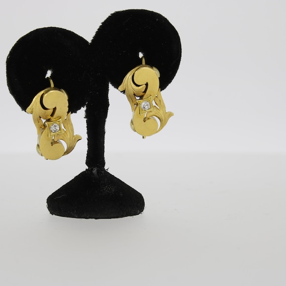 15ct Diamond drop Earrings