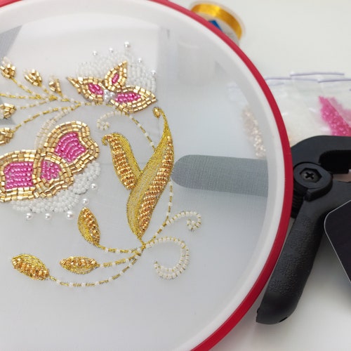 Tambour Embroidery Kit 6 for Beginner / Set for Tambour Etsy