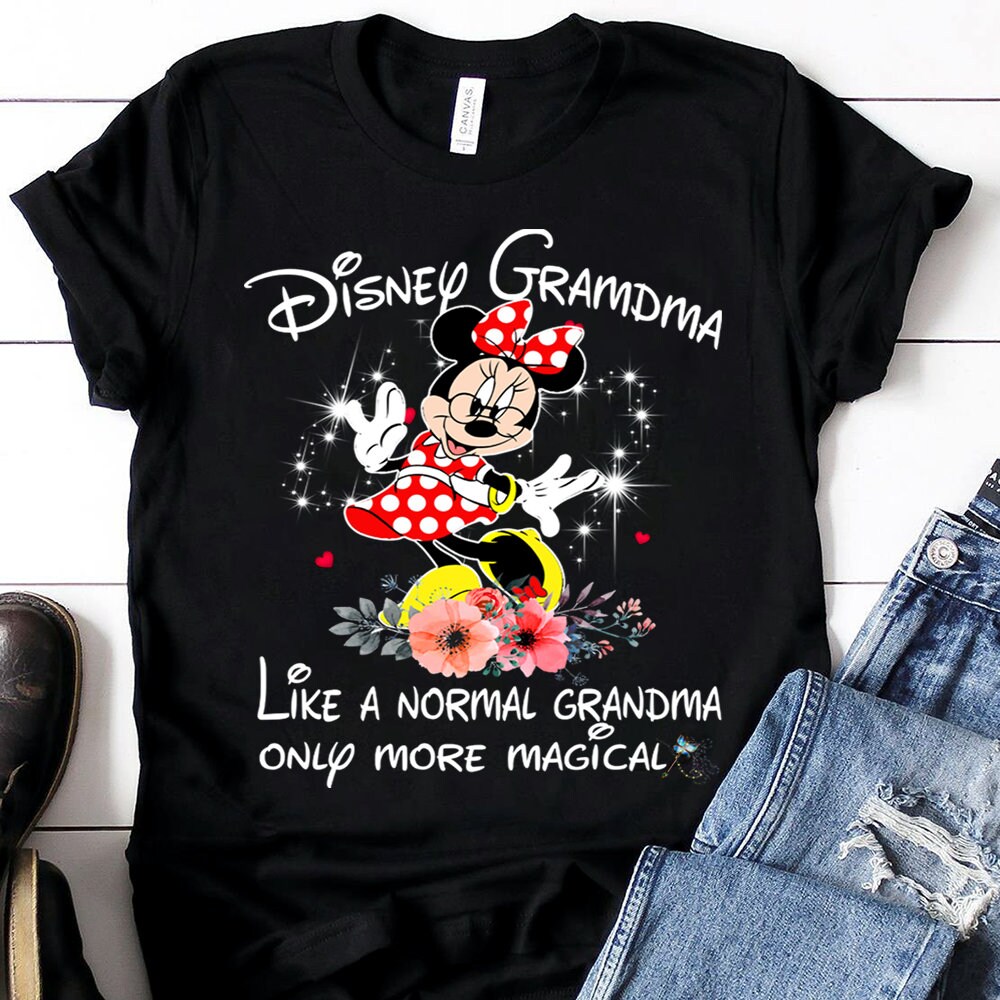 Grandma Disney Shirt Mickey Grandma Shirt Grandma Quotes Etsy
