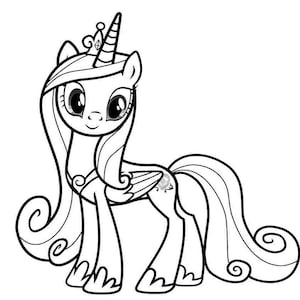 Mooie afdrukbare digitale kleurplaten met eenhoorn en pony als thema voor jouw gemak en plezier!
