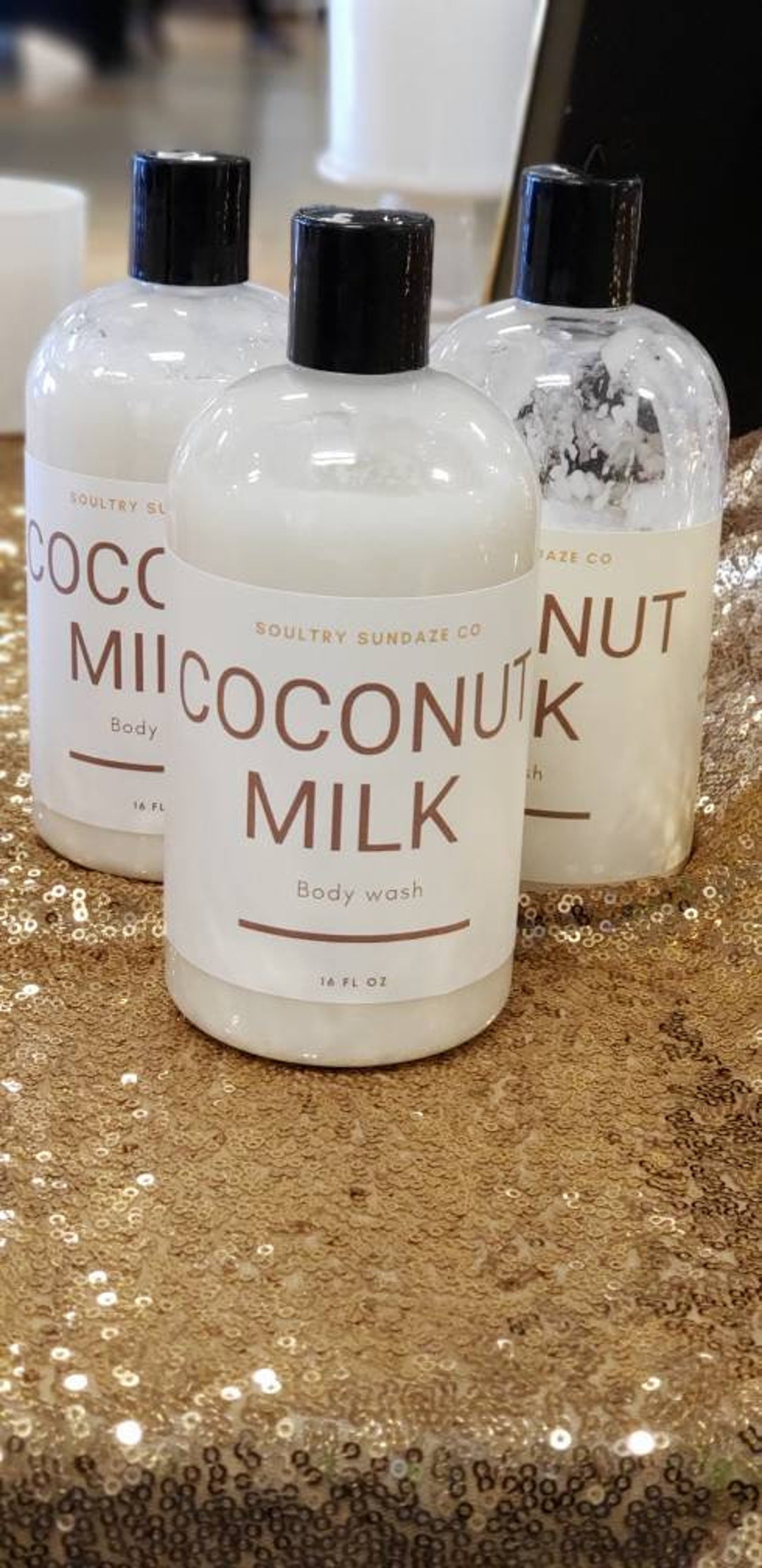 Moisturizing Coconut Milk Body Wash Etsy