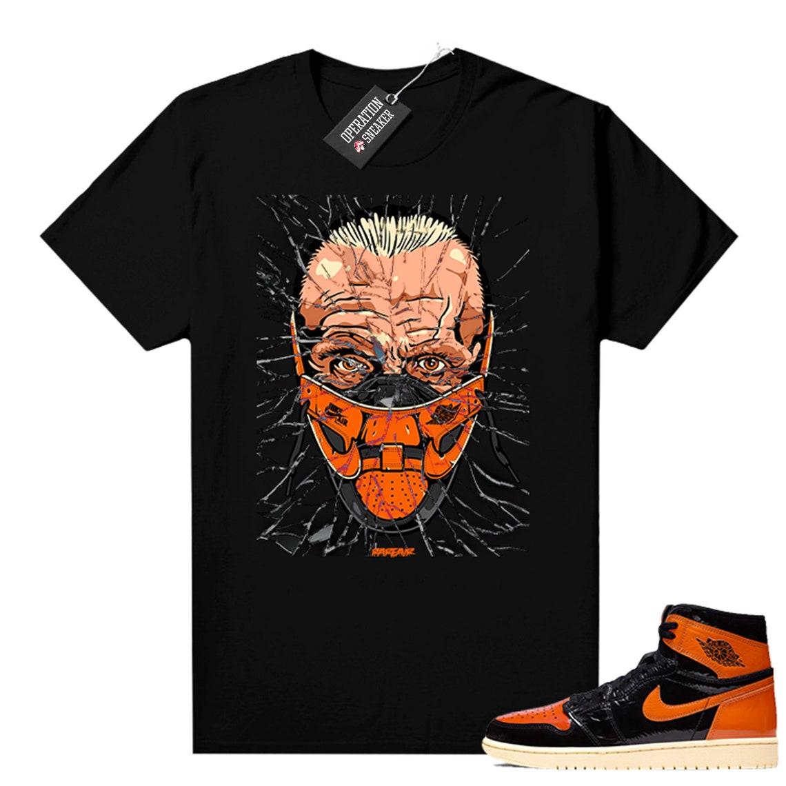 reverse shattered backboard shirt