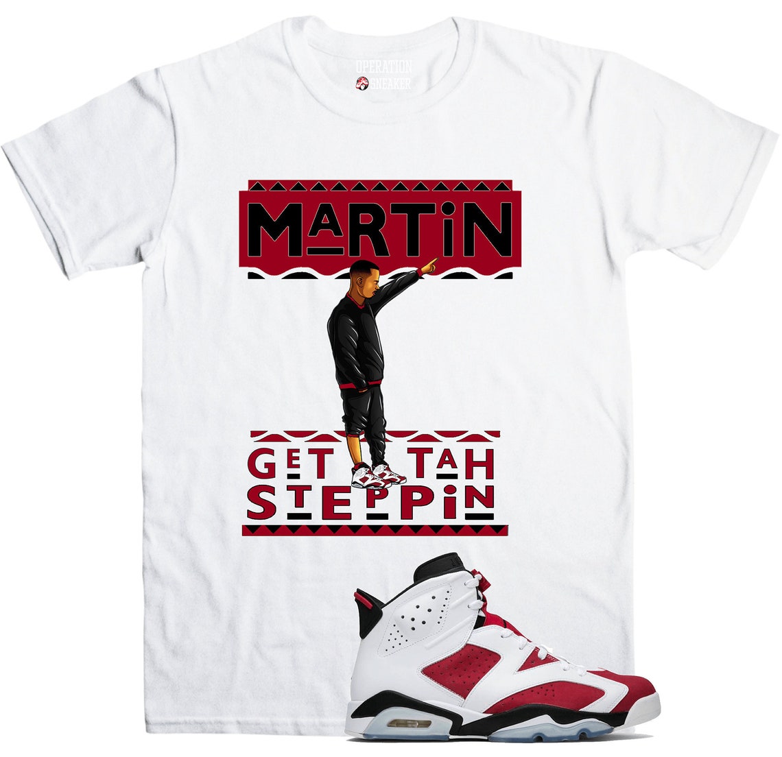 Shirt to match the Jordan 6 Carmine OG Shirt Match Jordan 6 | Etsy