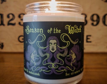 Season of the Witch - Hand Poured All Natural Soy Blend Candle