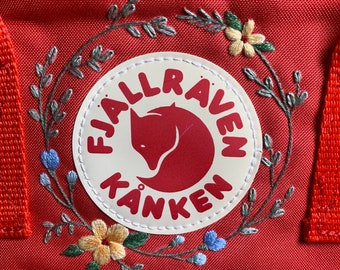 Handmade Custom Embroidery Fjallraven Kånken Classic Backpack_ FREESHIP