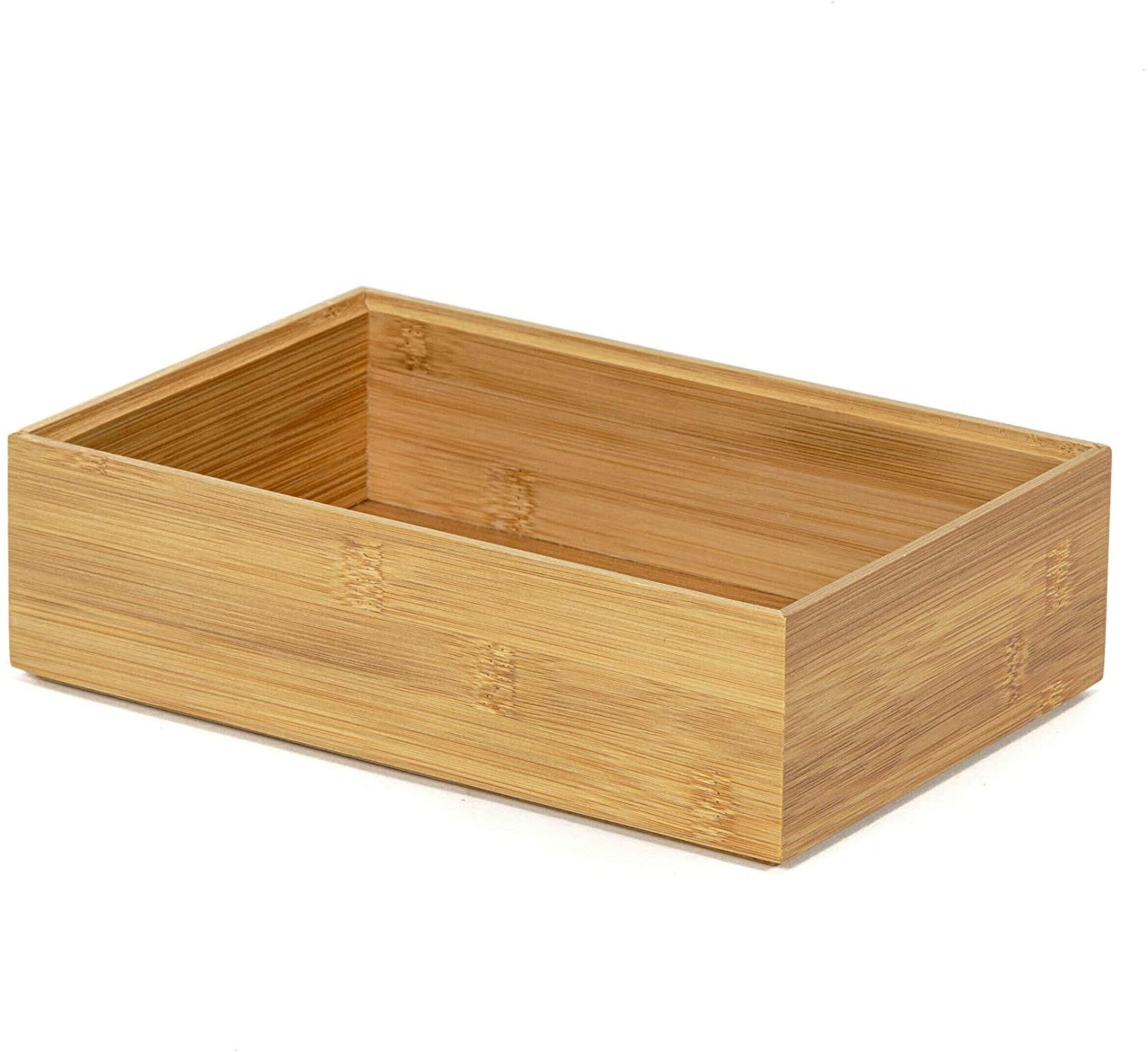 Bamboo Storage Box Osaka Model Rectangular Dark Wood 2pack Etsy