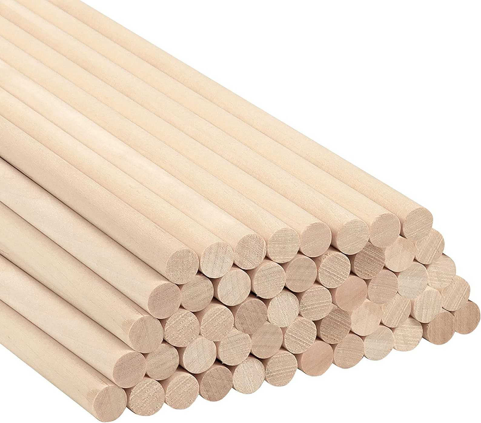 Wooden Square Dowel Sticks 50 Pack 6.4mm x 30cm/12 Inches Etsy