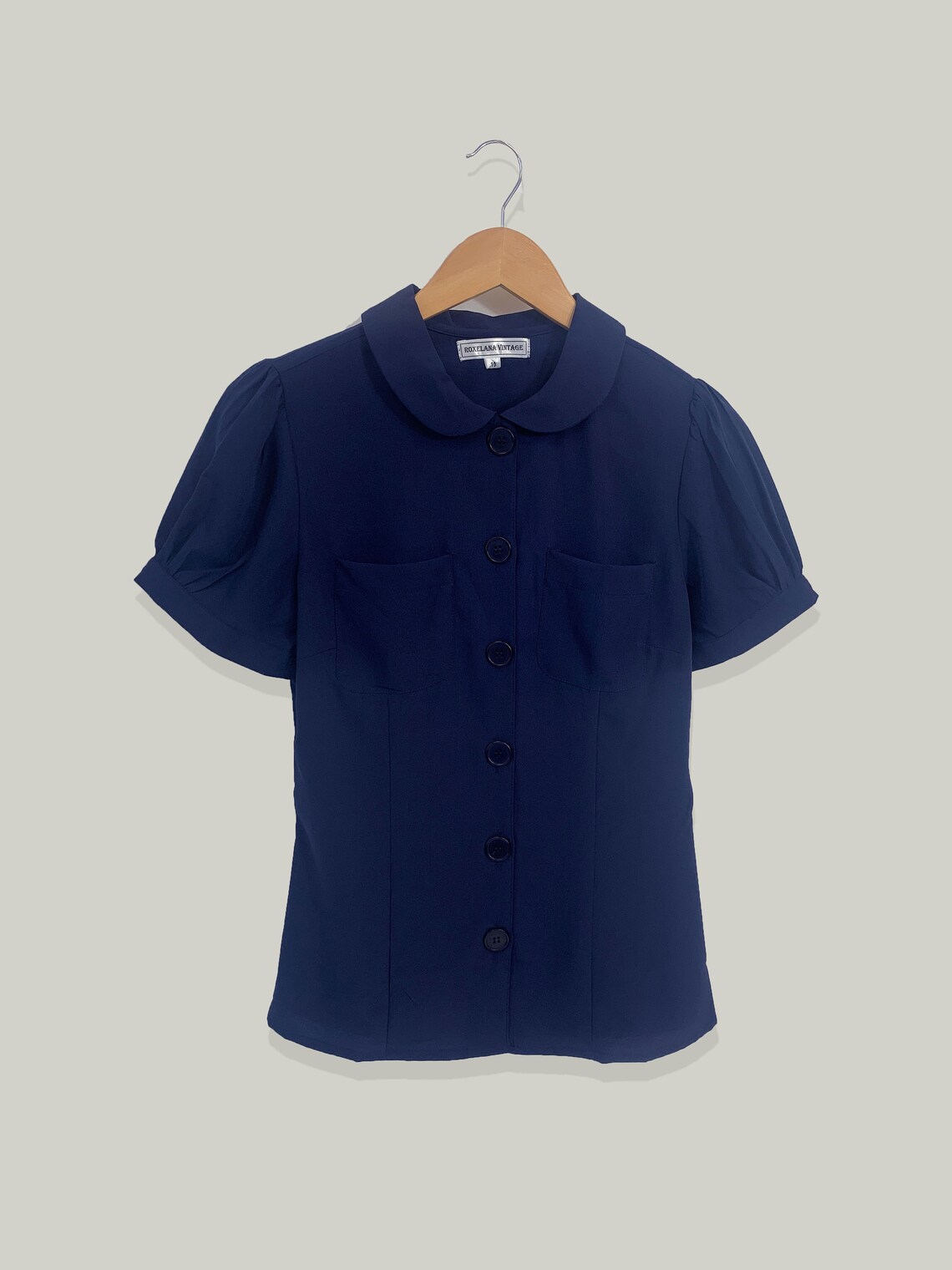 The Military Blouse navy Reproduction Vintage Etsy