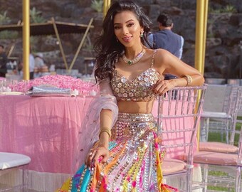 lehenga in reception