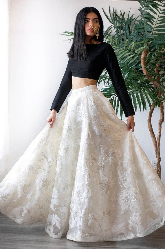 Organza Designer Skirt Lehenga Choli 