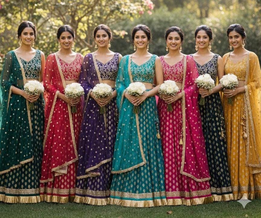 Indian Bridesmaids Dresses