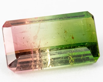 6.70 Carat Tri Color Watermelon Tourmaline