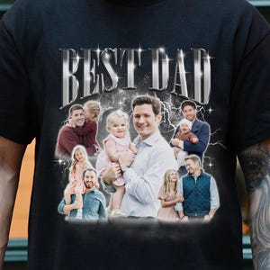 Dad Bootleg Shirt, Best Dad Ever Shirt, Father Day Gifts For Dad, Custom Bootleg Rap Tee, Gift for Dad, Personalized Photo T-Shirt For Dad