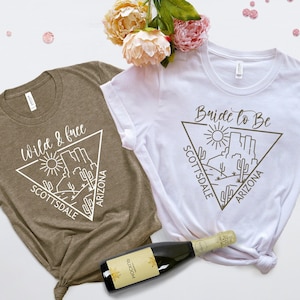 Camp Bachelorette Shirt, Bachelorette Party Shirts, Scottsdale Bachelorette Shirts, Desert Bachelorette, Bridesmaid Shirts, Bridal Party Tee