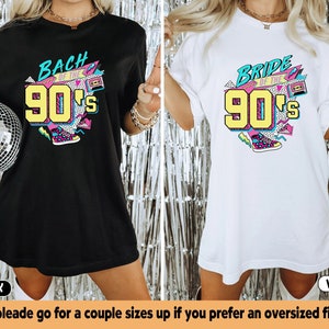 Bach To The 90s Shirt, Retro Bachelorette Shirts, 90s Bachelorette Party Shirts, 90s Theme Party Favor, Bridesmaid Gifts, Bridal Party Shirt