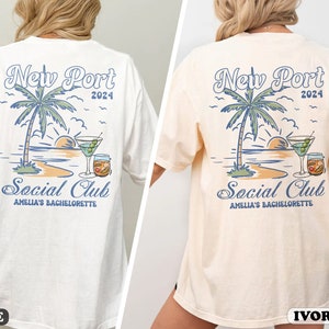 Beach Bachelorette Party Shirts, Custom Location Bachelorette Party Shirts, Beach Bach Trip, Custom Bachelorette Shirts, Bridal Party Gifts