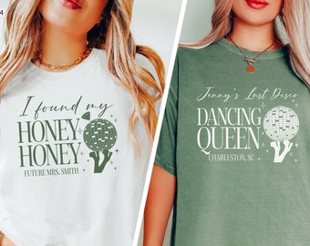 Disco Bachelorette Shirts, Disco Bride Dancing Queens Shirts, Disco in the Desert, She Found Her Honey Shirt for Bride, Bridal Party Shirt