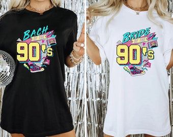 Bach To The 90s Shirt, Retro Bachelorette Shirts, 90s Bachelorette Party Shirts, 90s Theme Party Favor, Bridesmaid Gifts, Bridal Party Shirt