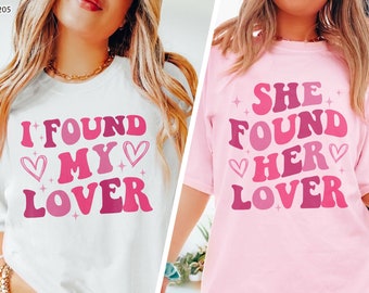 Bachelorette Party Shirt, She Found Her Lover Bridesmaid Shirts, Bridal Party Gifts, Lover Theme Bachelorette Shirts, Wedding Bach Party Tee