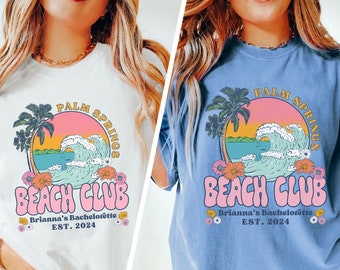 Beach Bachelorette Shirt, Bachelorette Party Shirts, Custom Location Bachelorette Shirt, Team Bride Shirt, Bridesmaid Shirt, Bridal Party