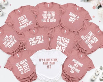 Bachelorette Party Shirts, Bachelorette Shirts, Lyrics Bachelorette Party Shirts, Bridal Shower Shirts, Funny Bachelorette Party Shirts