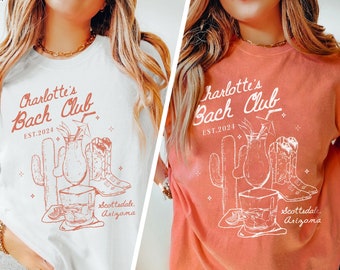 Bachelorette Party Shirt, Bachelorette Cocktail Club Shirt, Western Bridal Party Gift, Cowgirl Bachelorette Shirt, Luxury Bachelorette Merch