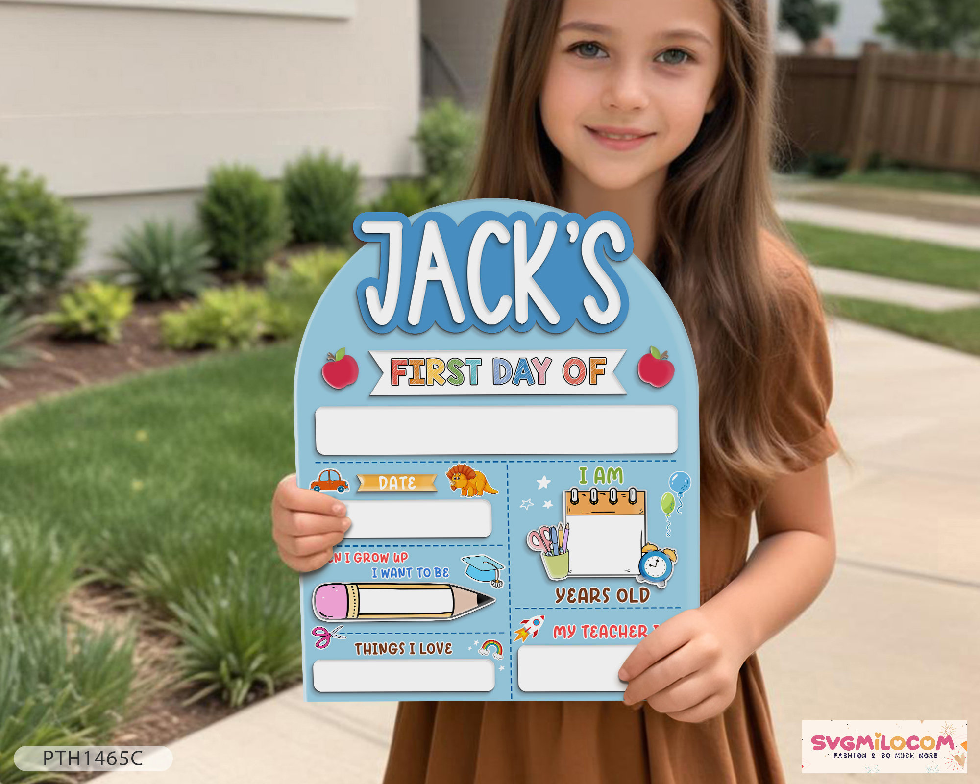 Customized First And Last Day School Sign, Back to School Sign For Boys,  Kindergarten 1st Day of School Sign, First Day School Acrylic Sign