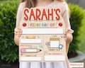 Customized First And Last Day School Sign, Back to School Sign, Kindergarten 1st Day of School Sign, First Day School Wooden School Board