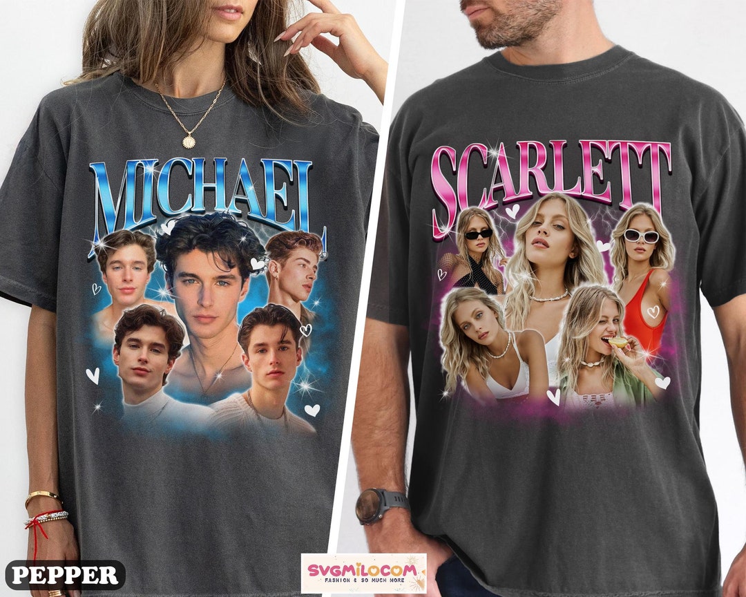 Custom Photo Bootleg Rap Tee, Honeymoon Couple Shirts, Custom Wifey ...