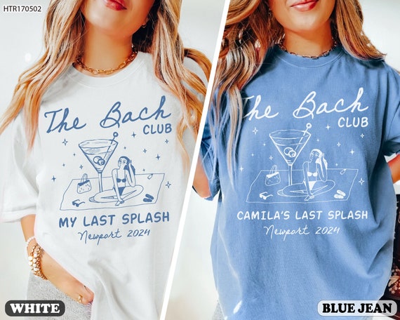 Beach Bachelorette Shirts, Custom Bachelorette Party Shirts, Bride Last Splash Shirt, Luxury Bachelorette Merch, Bridal Party Gifts