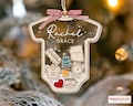 Baby's First Christmas Ornament, Baby 1st Christmas Ornament, Custom Baby Name, Custom Newborn Gift, 4D Shake Babies Ornament, Baby Keepsake