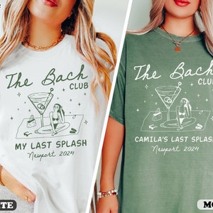 Beach Bachelorette Shirts, Custom Bachelorette Party Shirts, Bride Last Splash Shirt, Luxury Bachelorette Merch, Bridal Party Gifts image 4