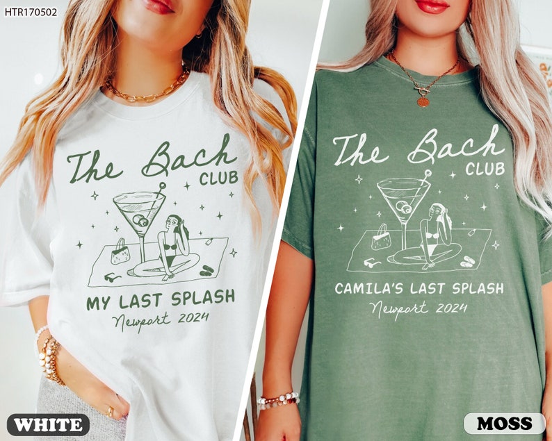 Beach Bachelorette Shirts, Custom Bachelorette Party Shirts, Bride Last Splash Shirt, Luxury Bachelorette Merch, Bridal Party Gifts image 4